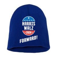 Harris Walz 2024 Forward! Gift Short Acrylic Beanie