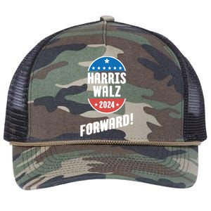 Harris Walz 2024 Forward! Gift Retro Rope Trucker Hat Cap