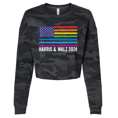 Harris Waltz 2024 Election Kamala Harris Tim Waltz 2024 Cropped Pullover Crew