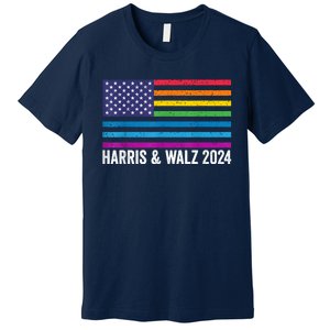 Harris Waltz 2024 Election Kamala Harris Tim Waltz 2024 Premium T-Shirt