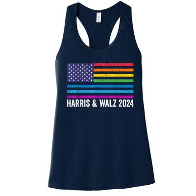 Harris Waltz 2024 Election Kamala Harris Tim Waltz 2024 Women's Racerback Tank