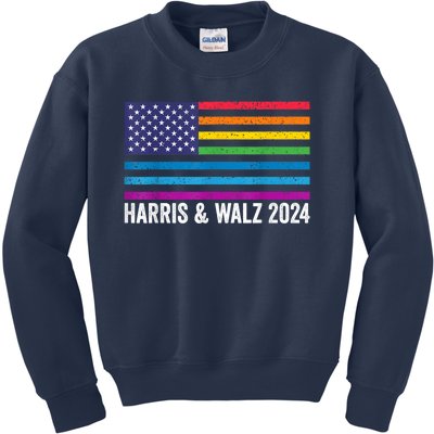 Harris Waltz 2024 Election Kamala Harris Tim Waltz 2024 Kids Sweatshirt