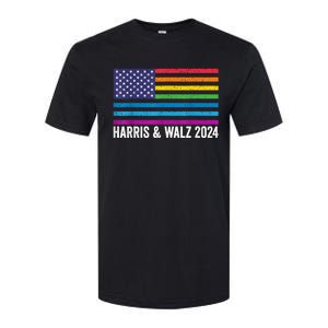 Harris Waltz 2024 Election Kamala Harris Tim Waltz 2024 Softstyle CVC T-Shirt