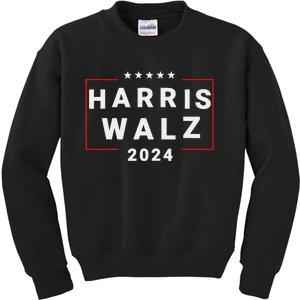 Harris Walz 2024 Election Kamala Harris Tim Waltz 2024 Kids Sweatshirt