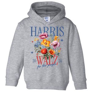 Harris Walz 2024 Election President Kamala Harris Tim Waltz Toddler Hoodie