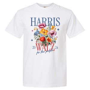 Harris Walz 2024 Election President Kamala Harris Tim Waltz Garment-Dyed Heavyweight T-Shirt