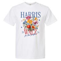 Harris Walz 2024 Election President Kamala Harris Tim Waltz Garment-Dyed Heavyweight T-Shirt