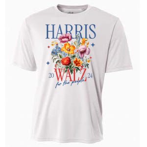 Harris Walz 2024 Election President Kamala Harris Tim Waltz Cooling Performance Crew T-Shirt