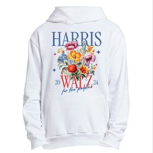 Harris Walz 2024 Election President Kamala Harris Tim Waltz Urban Pullover Hoodie