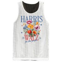 Harris Walz 2024 Election President Kamala Harris Tim Waltz Mesh Reversible Basketball Jersey Tank