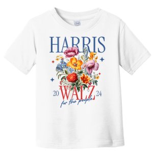 Harris Walz 2024 Election President Kamala Harris Tim Waltz Toddler T-Shirt