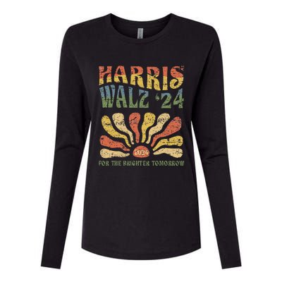 Harris Walz 2024 For President Patriotic Kamala Waltz 2024 Womens Cotton Relaxed Long Sleeve T-Shirt