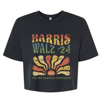 Harris Walz 2024 For President Patriotic Kamala Waltz 2024 Bella+Canvas Jersey Crop Tee