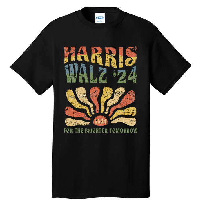 Harris Walz 2024 For President Patriotic Kamala Waltz 2024 Tall T-Shirt