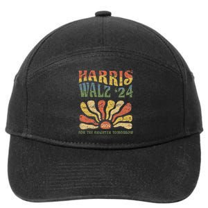 Harris Walz 2024 For President Patriotic Kamala Waltz 2024 7-Panel Snapback Hat