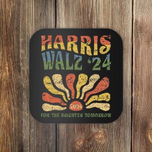 Harris Walz 2024 For President Patriotic Kamala Waltz 2024 Coaster