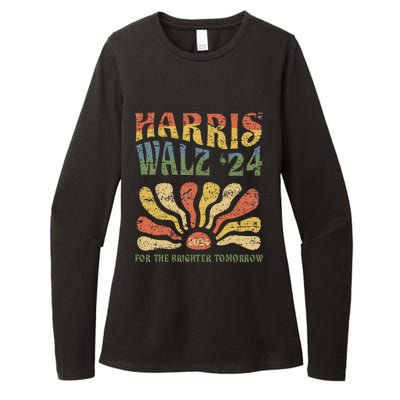 Harris Walz 2024 For President Patriotic Kamala Waltz 2024 Womens CVC Long Sleeve Shirt