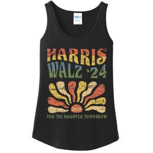 Harris Walz 2024 For President Patriotic Kamala Waltz 2024 Ladies Essential Tank