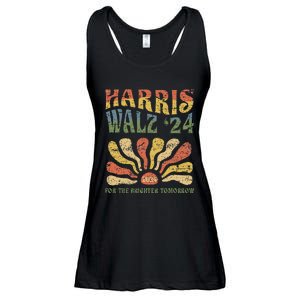 Harris Walz 2024 For President Patriotic Kamala Waltz 2024 Ladies Essential Flowy Tank