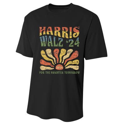 Harris Walz 2024 For President Patriotic Kamala Waltz 2024 Performance Sprint T-Shirt