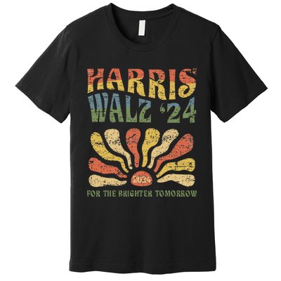 Harris Walz 2024 For President Patriotic Kamala Waltz 2024 Premium T-Shirt