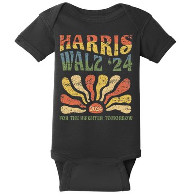 Harris Walz 2024 For President Patriotic Kamala Waltz 2024 Baby Bodysuit