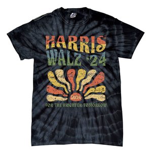 Harris Walz 2024 For President Patriotic Kamala Waltz 2024 Tie-Dye T-Shirt