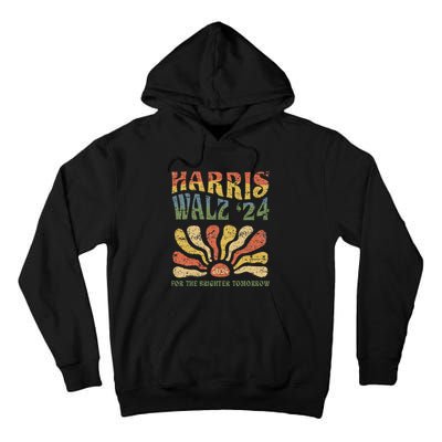 Harris Walz 2024 For President Patriotic Kamala Waltz 2024 Tall Hoodie