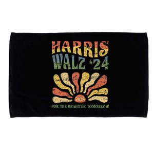 Harris Walz 2024 For President Patriotic Kamala Waltz 2024 Microfiber Hand Towel