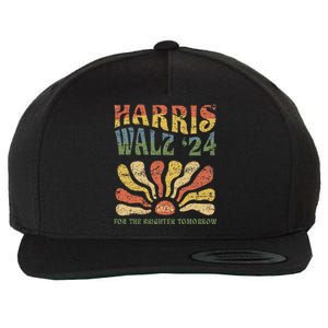 Harris Walz 2024 For President Patriotic Kamala Waltz 2024 Wool Snapback Cap