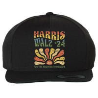 Harris Walz 2024 For President Patriotic Kamala Waltz 2024 Wool Snapback Cap