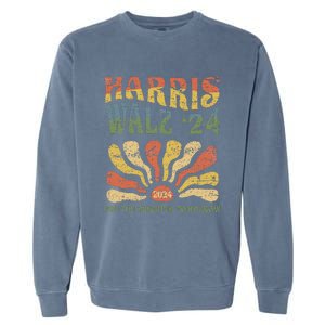 Harris Walz 2024 For President Patriotic Kamala Waltz 2024 Garment-Dyed Sweatshirt