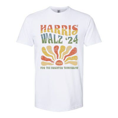 Harris Walz 2024 For President Patriotic Kamala Waltz 2024 Softstyle® CVC T-Shirt