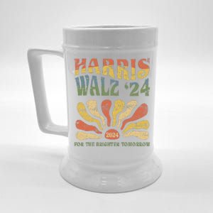 Harris Walz 2024 For President Patriotic Kamala Waltz 2024 Beer Stein