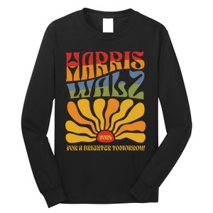 Harris Waltz 2024 Election Kamala Harris Tim Waltz 2024 Long Sleeve Shirt