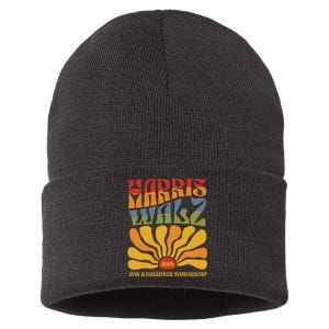 Harris Waltz 2024 Election Kamala Harris Tim Waltz 2024 Sustainable Knit Beanie