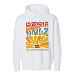 Harris Waltz 2024 Election Kamala Harris Tim Waltz 2024 Garment-Dyed Fleece Hoodie