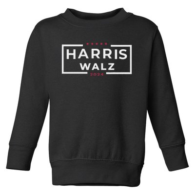 Harris Walz 2024 Tim Walz Kamala Harris Usa Election Toddler Sweatshirt