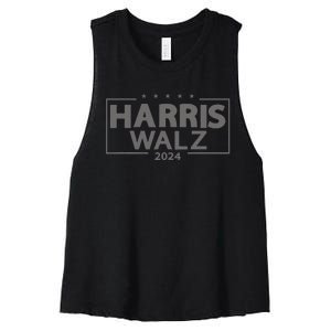 Harris Walz 2024 WeRe Not Going Back Kamala Harris Vp Walz Women's Racerback Cropped Tank