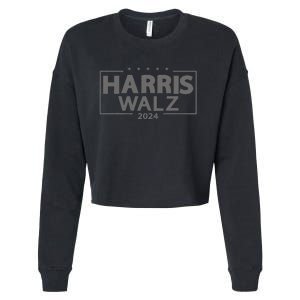 Harris Walz 2024 WeRe Not Going Back Kamala Harris Vp Walz Cropped Pullover Crew