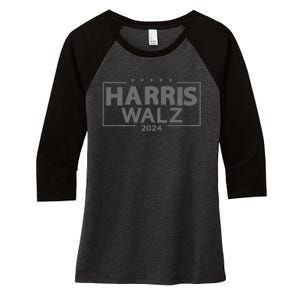 Harris Walz 2024 WeRe Not Going Back Kamala Harris Vp Walz Women's Tri-Blend 3/4-Sleeve Raglan Shirt