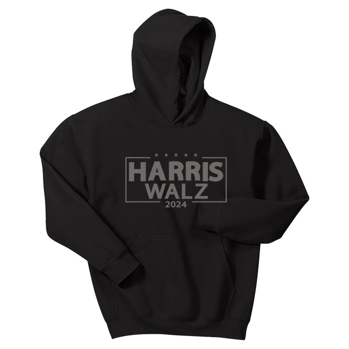 Harris Walz 2024 WeRe Not Going Back Kamala Harris Vp Walz Kids Hoodie