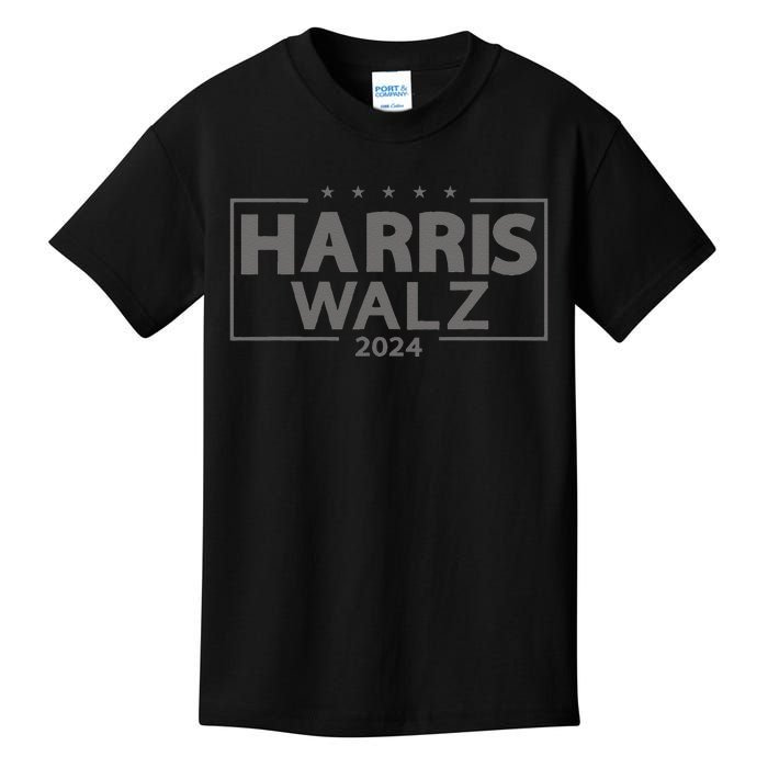 Harris Walz 2024 WeRe Not Going Back Kamala Harris Vp Walz Kids T-Shirt