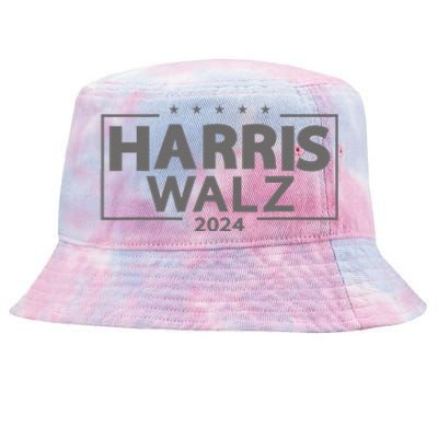 Harris Walz 2024 WeRe Not Going Back Kamala Harris Vp Walz Tie-Dyed Bucket Hat