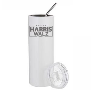 Harris Walz 2024 WeRe Not Going Back Kamala Harris Vp Walz Stainless Steel Tumbler