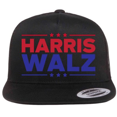 Harris Walz 2024 Flat Bill Trucker Hat
