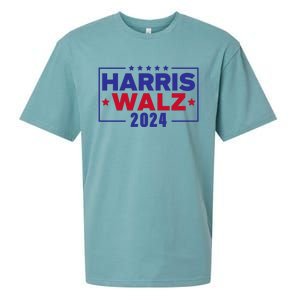 Harris Walz 2024 Sueded Cloud Jersey T-Shirt