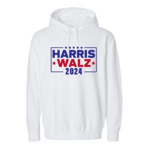 Harris Walz 2024 Garment-Dyed Fleece Hoodie