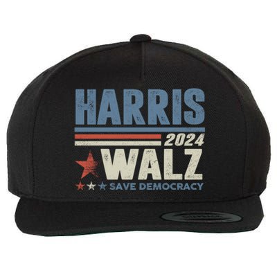 Harris Waltz 2024 Election Kamala Harris Tim Waltz 2024 Wool Snapback Cap