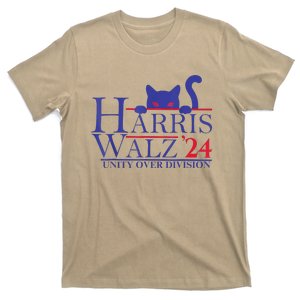 Harris Waltz 2024 Unity Over Division Kamala Harris Tim Walz T-Shirt